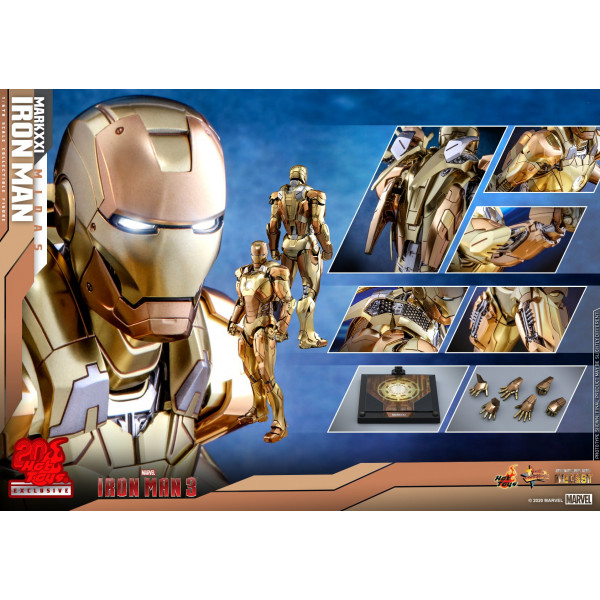 Hot Toys MMS 586 D36 Iron Man 3 – Mark XXI Midas