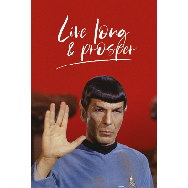 Poster Star Trek Spock (Live Long and Prosper)
