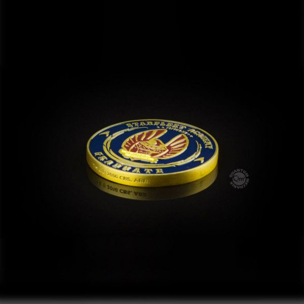 Medaglia/Moneta del diploma per i cadetti dell’Accademia della Flotta Stellare
