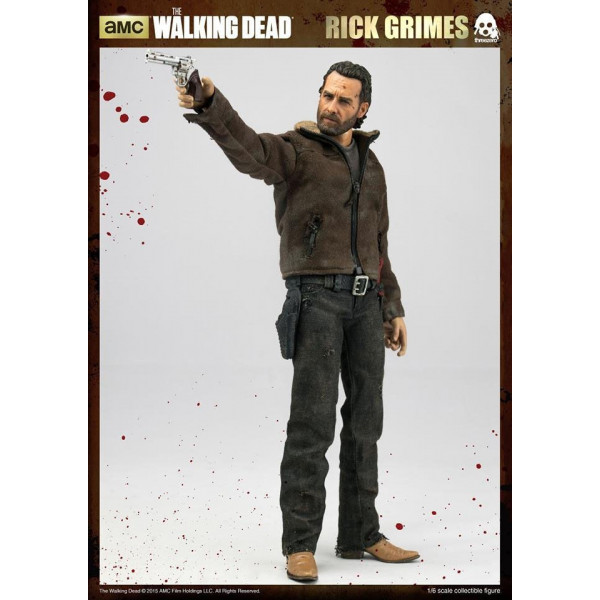  Threezero The Walking Dead Rick Grimes 1:6 Scale Action Figure   