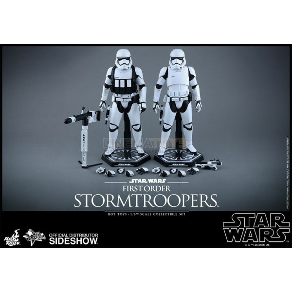 Hot Toys MMS319 STAR WARS First Order Stormtrooper 1/6 Action Figure Set
