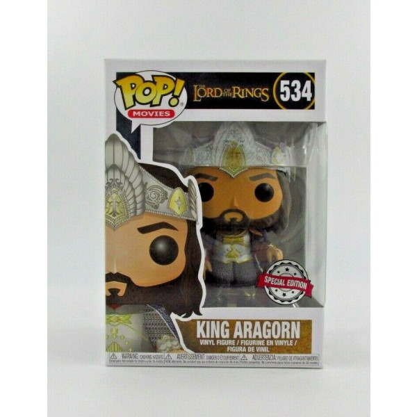 Funko Pop! Lord of the Rings King Aragorn #534 special edition