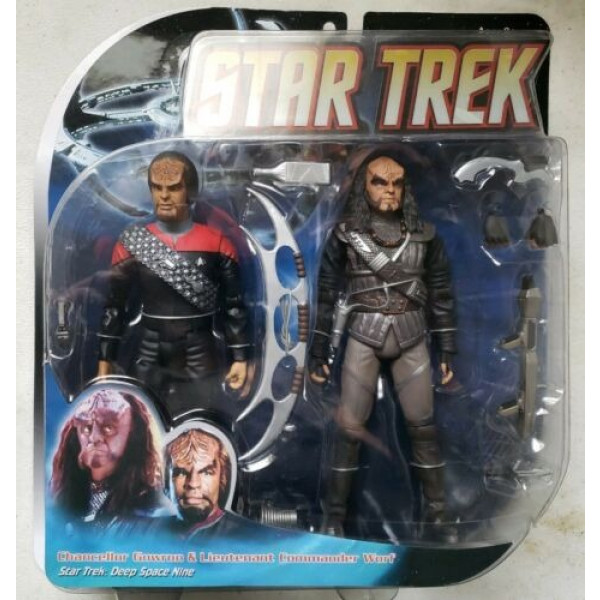 Star Trek Deep Space Nine Action Figure  Worf Gowron 