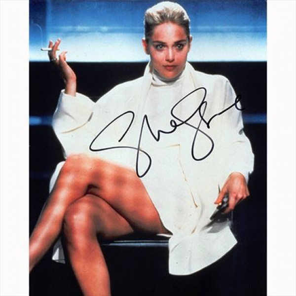 Autografo Sharon Stone - Basic Instinct Foto 20x25
