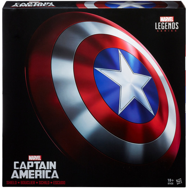 Riproduzione dello scudo di Capitan America, scala 1:1 - Hasbro Marvel Legends