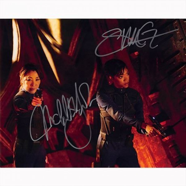 Autografo Sonequa Martin-Green & Michelle Yeoh - 3 - Star Trek Foto 20x25