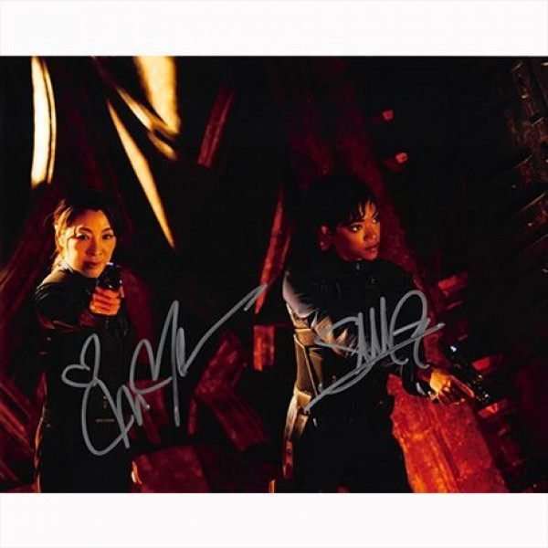 Autografo Sonequa Martin-Green & Michelle Yeoh - Star Trek Discovery Foto 20x25
