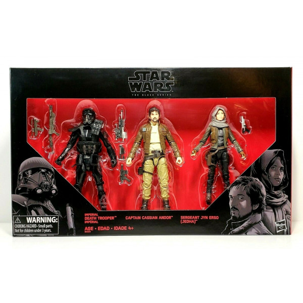 STAR WARS ROGUE ONE BLACK SERIES 3-PACK BOX SET ACTION FIGURES DEATH TROOPER