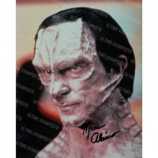 Autografo Marc Alaimo Star Trek DS9 Foto 20X25 