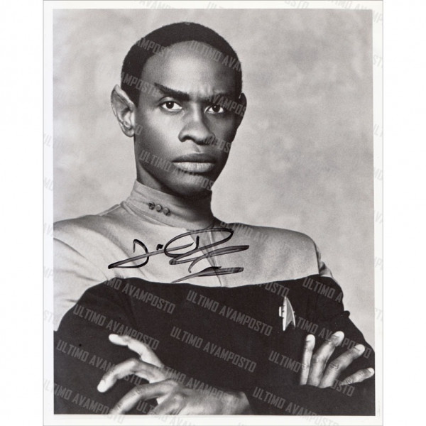 Autografo Tim Russ Star Trek Voyager 4 Foto 20x25