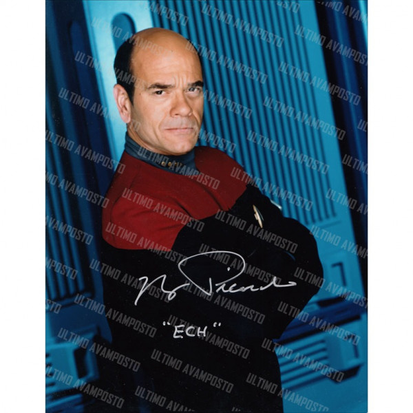 Autografo Robert Picardo Star Trek  Voyager 4 Foto 20x25