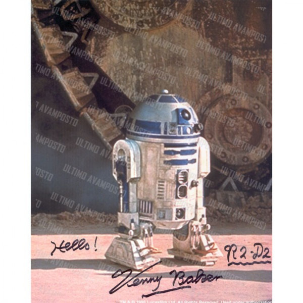 Autografo Star Wars Kenny Baker - Foto 20x25
