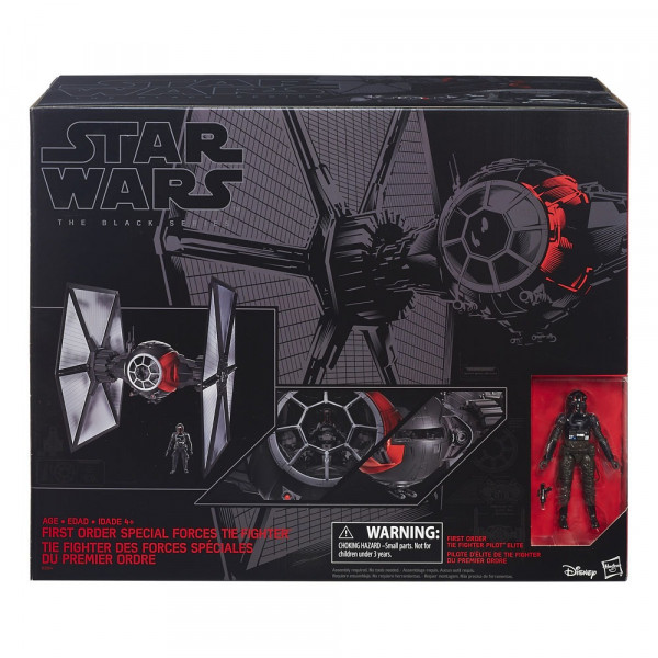 Star Wars Episode VII Black Series 6-inch Vehicle 2015 First Order Special Forces TIE Fighter 65 cm