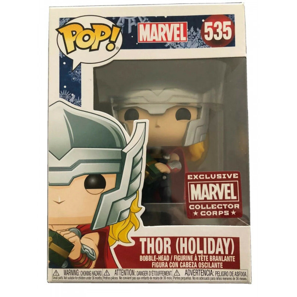 Funko Pop! Marvel: Thor (Holiday) #535 Collector Corps Exclusive