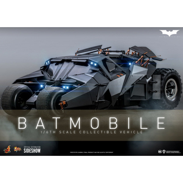Hot Toys MMS596 Batman Begins Batmobile Tumbler 1/6 Scale NEW SHIPS NOW