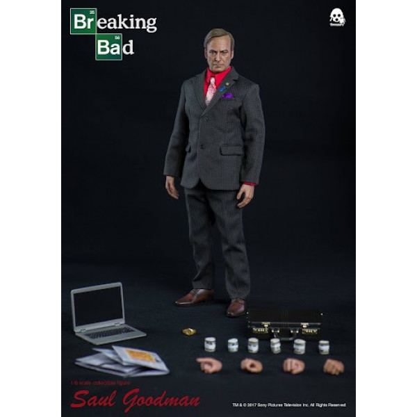 Threezero Breaking Bad Action Figure 1/6 Saul Goodman 30 cm Figures 