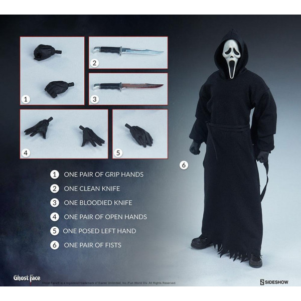 PREORDINE SIDESHOW Ghost Face Action Figure 1/6 30 cm