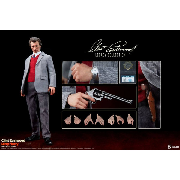 PREORDINE Dirty Harry Clint Eastwood Legacy Collection Action Figure 1/6 Harry Callahan 30 cm