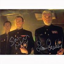 Autografo Sean Connery & Sam Neill - The Hunt for Red October Foto 20x25