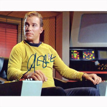 Autografo William Shatner Star Trek 8 Foto 20x25