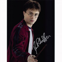 Autografo Daniel Radcliffe  - Harry Potter Foto 20x25