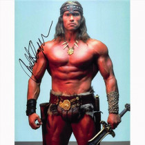 Autografo Arnold Schwarzenegger - Conan the Barbarian  Foto 20x25