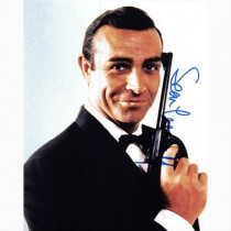 Autografo Sean Connery -2- 007 James Bond 20x25: CON PICCOLO DIFETTO