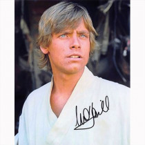 Autografo Star Wars Mark Hamill  2 Foto 20x25
