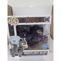 Autografo Funko Pop! Ross Mullan #60 Monted White Walker Game of The Trhone 