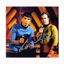 William Shatner & Leonard Nimoy - Star Trek CLASSICA Foto 20X25