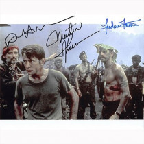 Autografo Apocalypse Now Cast 3 Actors Foto 20x25