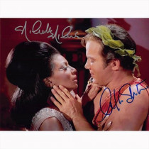 Autografo William Shatner & Nichelle Nichols - Star Trek Foto 20x25