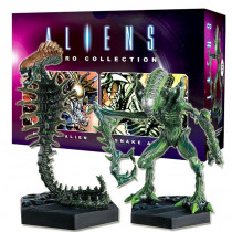 Statuette Aliens Retro Collection Snake Alien & Mantis Alien – The Alien & Predator Figurine Collection