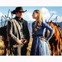 Autografo James Marsden & Evan Rachel Wood - Westworld Foto 20x25