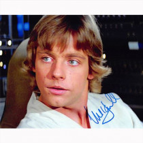 Autografo Mark Hamill -5 Star Wars Foto 20x25