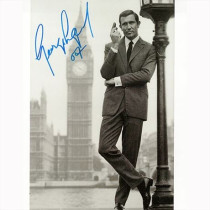Autografo George Lazenby - 007 James Bond Foto 20x25