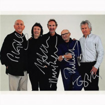 Autografo Genesis Gruppo Musicale Foto 20x25