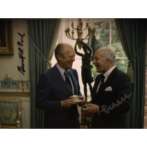 Gerald Ford & Walter Scheel - Original autograph - US President and German Federal President - 2010