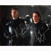 Autografo Christian Bale e Liam Neeson Batman Begins  Foto 20x25