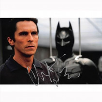 Autografo Christian Bale -4- Batman The Dark Knight Foto 20x25