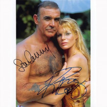 Autografo Sean Connery & Kim Basinger - James Bond Foto 20x25