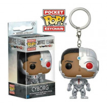 Funko Pocket POP! Keychain Portachiavi Justice League Cyborg