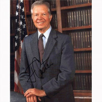 Autografo U.S. President Jimmy Carter 2 Foto 20x25