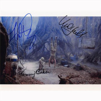 Autografo Star Wars 2 The Empire Strikes Back Cast by 3 