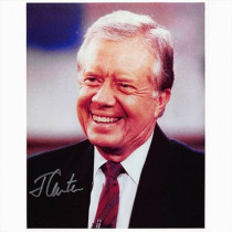 AutografoU.S. President Jimmy Carter Foto 20x25