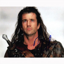 Autografo Mel Gibson 2- Braveheart Foto 20x25