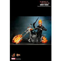 HOT TOYS GHOST RIDER and HELLCYCLE MMS133 MIB 1/6th scale NICHOLAS CAGE