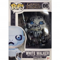 Funko Pop!  Game of Thrones White Walker autografo da Ross Mullan  
