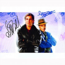 Autografo Scott Bakula & Dean Stockwell - Quantum Leap Foto 20x25