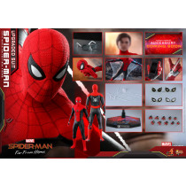 HOT TOYS MMS 542 Spider-Man: Far From Home Movie Masterpiece Action Figure 1/6 Spider-Man (Upgraded Suit) 29 cm